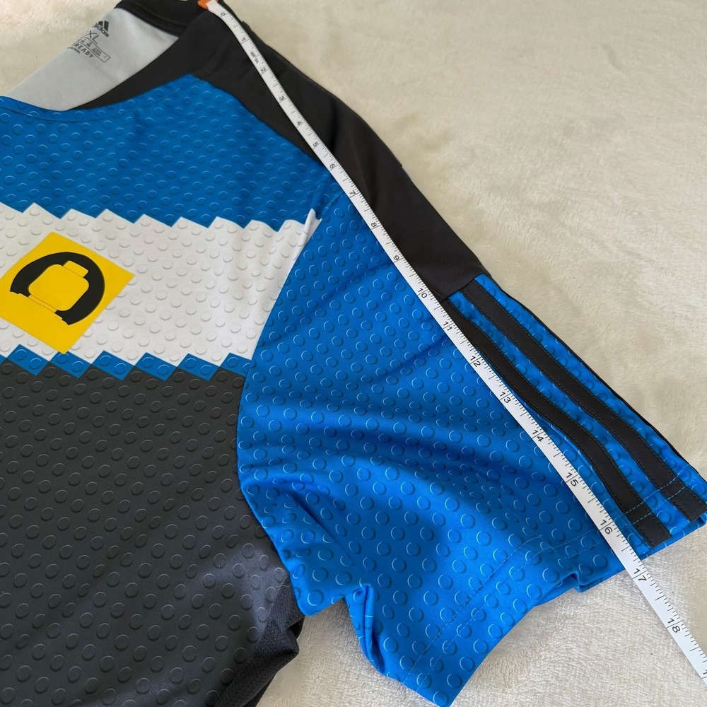 Adidas x LEGO Soccer Jersey USA Jersey FIFA World Cup Shirt Blokecore Men's 2XL - Picture 10 of 12